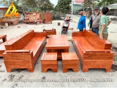 Sofa Đóng Hộp gỗ Hương Đá