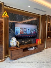 Combo Sofa chân thuyền + Kệ Tivi