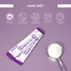Liệu trình 3 tháng căng bóng - BỘT UỐNG GOINBE DAILY HYALU COLLAGEN VỊ CHANH - 1500MG