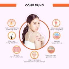 Liệu trình 3 tháng trẻ hóa - BỘT UỐNG GOINBE DAILY ELASTIN COLLAGEN LỰU ĐỎ - 1500MG