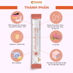 Liệu trình trẻ hóa - BỘT UỐNG GOINBE DAILY ELASTIN COLLAGEN LỰU ĐỎ - 1500MG