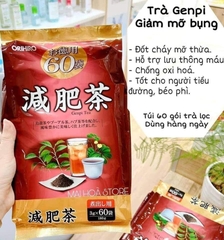 Trà Giảm Mỡ Bụng Genbi Orihiro 60 Gói