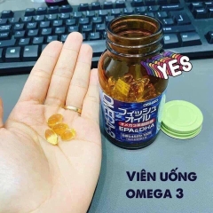 Viên Uống Dầu Cá Omega-3 Orihiro 180 Viên