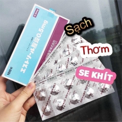 Viên Đặt Phụ Khoa Estriol 0.5Mg (Vỉ 10 Viên)