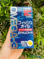 Viên Uống Dầu Cá Omega-3 Orihiro 180 Viên