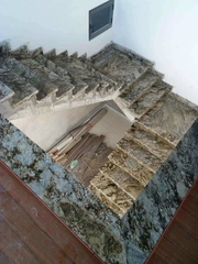 Đá cầu thang Blue dune granite – Nhập khẩu Ấn Độ