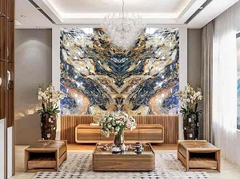 Đá ốp vách tivi mẫu 015