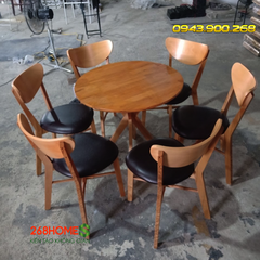 Bộ bàn ghế cafe gỗ HA731
