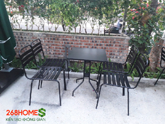 Bàn ghế ngoài trời HA343