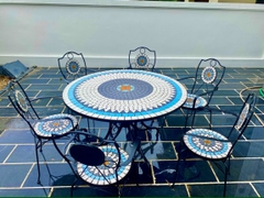 Bàn ghế ngoài trời HA332