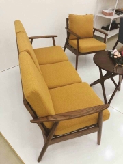 Bộ bàn ghế cafe gỗ HA736