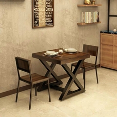 Bàn ghế khung sắt HA107