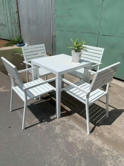 Bàn ghế khung sắt HA117