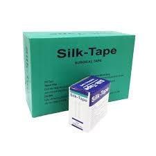 Silk Tape băng dính lụa 2.5cm x 4m hộp 12 cuộn