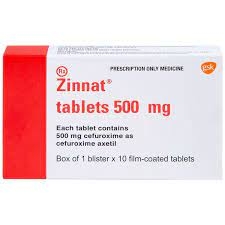 Zinnat Cefuroxime 500mg ( 1 vỉ x 10 viên) GSK