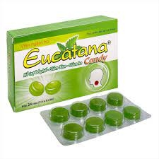 Eucatana Candy ngậm ho hộp 3 vỉ x 8 viên Tanaphar