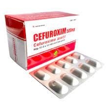 Cefuroxim 500mg hộp 10 vỉ x 10 viên nén Vidipha