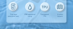Túi Chống Nước Điện Thoại Baseus AquaGlide | Đi Biển, Bơi Lội, Chụp Ảnh Dưới Nước