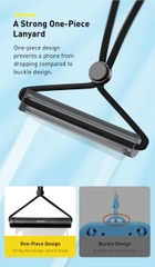 Túi Chống Nước Điện Thoại Baseus AquaGlide | Đi Biển, Bơi Lội, Chụp Ảnh Dưới Nước