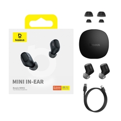 Tai Nghe Bluetooth Baseus Bowie WM01 | Thiết Kế Mini Nhỏ Gọn, Cảm Ứng, Nhiều Màu, Chính Hãng