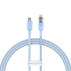 Cáp Sạc Nhanh Baseus Explorer PD 20W Type-C to Ln | Tự Động Kiểm Soát Nhiệt Độ