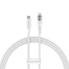 Cáp Sạc Nhanh Baseus Explorer PD 20W Type-C to Ln | Tự Động Kiểm Soát Nhiệt Độ