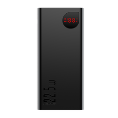 Sạc Dự Phòng OS-Baseus Adaman Digital Display Fast Charge Power Bank 40000mAh 22.5W Black (Kèm cáp USB to C 30cm)