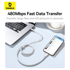 Cáp Sạc Baseus Dynamic 3 100W Type-C to Type-C | Thế Hệ Mới, Chip E-Marker, Bền Bỉ