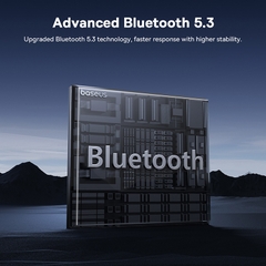 Tẩu Nghe Nhạc Bluetooth 5.3 Baseus S-09 | Phát Sóng FM, Rảnh Tay Nghe Gọi, Kèm Sạc Nhanh