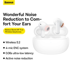 Tai Nghe Bluetooth TWS Baseus Bowie MZ10 | Đàm Thoại 4 Mic Chống Ồn, Bluetooth 5.3 Mới Nhất
