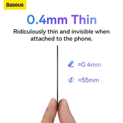 Vòng Từ Tính Baseus Halo | Hỗ Trợ Sạc Không Dây Nam Châm Cho Ốp Lưng (Bộ 2 Cái)
