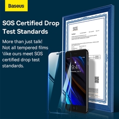 Cường Lực Baseus 0.3mm Full-glass Crystal Tempered Glass Film Cho IPhone SE2/SE3 (4.7inch)