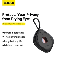Máy Dò Camera Baseus Heyo Hồng Ngoại | Phát Hiện Camera Ẩn, Bảo Vệ Riêng Tư, Siêu Nhẹ, Pin 720 Giờ