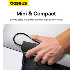 Hub Chia Cổng Baseus UltraJoy Lite 4 Cổng USB | Tốc Độ 5Gbps, Mở Rộng Kết Nối Cho Laptop & PC