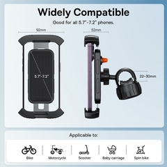 Đế Giữ Điện Thoại Cho Xe Đạp Baseus QuickGo Series Bike Phone Mount