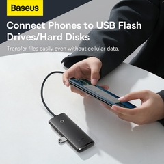 Hub Chuyển Đổi Baseus Lite Series Type-C | Mở Rộng 4 Cổng USB 3.0 Tốc Độ Cao 5Gbps