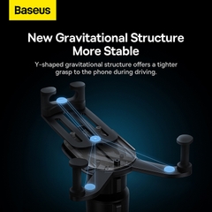 Bộ Đế Giữ Điện Thoại Khóa Tự Động Trên Ô Tô Baseus Stable Gravitational Car Mount