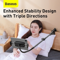 Giá Đỡ Baseus Otaku Pro Kẹp Bàn/Đầu Giường | Tay Uốn Cong Linh Hoạt Cho Điện Thoại & Pad