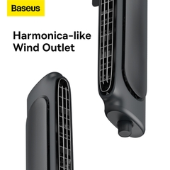 Quạt Baseus 2 trong 1 Gắn Màn Hình & Để Bàn | Dáng Dài 300mm, Không Cánh, Gió Tự Nhiên