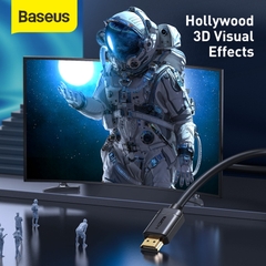 Cáp HDMI 2.0 Baseus High Definition | Hỗ Trợ 4K@60Hz, Chống Nhiễu Tốt, Dùng Laptop, TV, Máy Chiếu