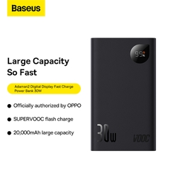 Pin Sạc Nhanh Baseus Adaman2 30W | Hỗ Trợ VOOC, Tùy Chọn 10.000/20.000mAh