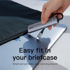 Hub Chuyển Đổi Baseus Mechanical Eye 6 in 1 | HDMI 4K, Cổng Mạng LAN RJ45, Sạc PD 87W