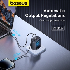Cốc Sạc Nhanh OS-Baseus Cube Pro Fast Charger 2C+U 65W