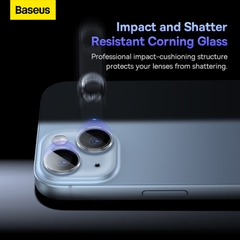Kính Cường Lực Camera Baseus Corning Cho iP14 | Chống Va Đập & Chống Trầy Xước