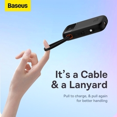 Pin Sạc Dự Phòng OS-Baseus Qpow2 Dual-Cable Digital Display Fast Charge Power Bank 10.000 / 20.000 22.5W (Kèm cáp USB to C 3A, 30cm)