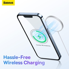 Vòng Từ Tính Baseus Halo | Hỗ Trợ Sạc Không Dây Nam Châm Cho Ốp Lưng (Bộ 2 Cái)