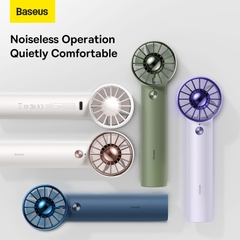 Quạt Mini Cầm Tay Baseus 2000/4000mAh | 3 Tốc Độ Gió, Mát Lạnh Tức Thì (2000mAh)