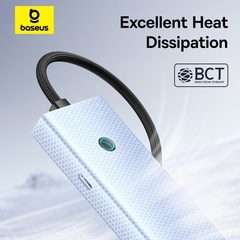 Hub Chia Cổng Baseus UltraJoy 4 Cổng USB 3.0 | Tốc Độ 5Gbps, Hỗ Trợ Nguồn Phụ Type-C