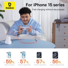 Cáp Sạc Nhanh Baseus 0°C PD 100W Type-C to Type-C | Tích Hợp Chip E-Marker, Sạc Laptop An Toàn