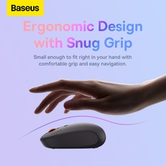 Chuột Không Dây Baseus F01A | Hỗ Trợ Wireless 2.4GHz & Bluetooth, Click Yên Tĩnh